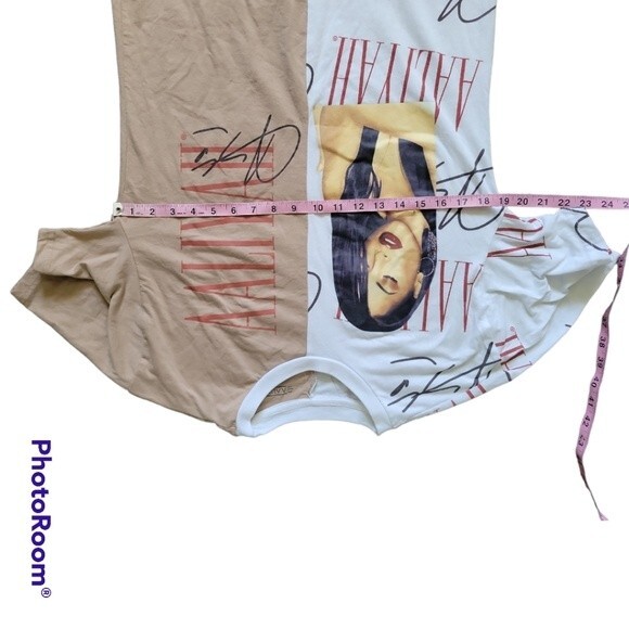 BEAUTIFUL AALIYAH  COLORBLOCK TSHIRT - M - Picture 10 of 11